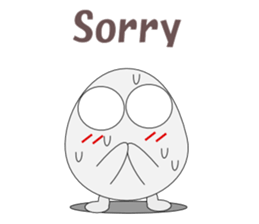 Conversation with eggs English sticker #5334723