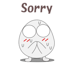 Conversation with eggs English sticker #5334723