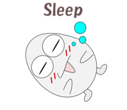 Conversation with eggs English sticker #5334735