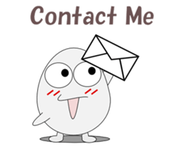 Conversation with eggs English sticker #5334738