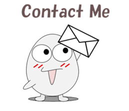 Conversation with eggs English sticker #5334738