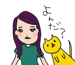 Flashy girl sticker #5335194