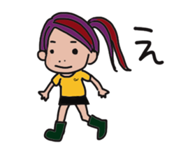 Flashy girl sticker #5335203