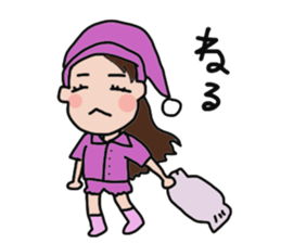 Flashy girl sticker #5335207