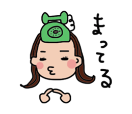 Flashy girl sticker #5335211