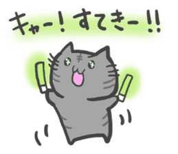 idol light cat sticker #5335708
