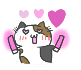 idol light cat sticker #5335731