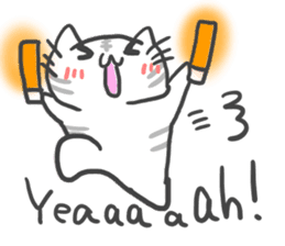 idol light cat sticker #5335732