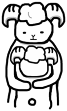 sleepy sheeps sticker #5336824