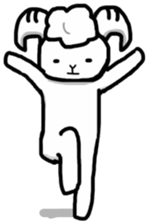 sleepy sheeps sticker #5336827