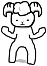 sleepy sheeps sticker #5336833