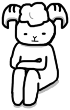 sleepy sheeps sticker #5336838