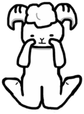 sleepy sheeps sticker #5336844