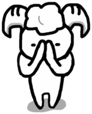 sleepy sheeps sticker #5336848