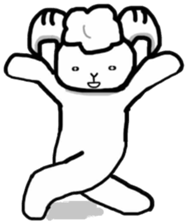 sleepy sheeps sticker #5336849