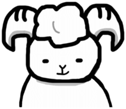 sleepy sheeps sticker #5336850