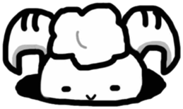 sleepy sheeps sticker #5336851