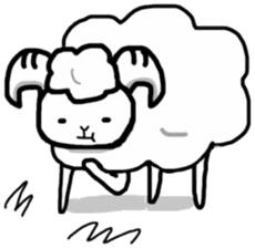 sleepy sheeps sticker #5336854