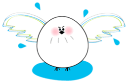 WHITE CHUBBY BIRDIE sticker #5336944