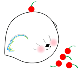 WHITE CHUBBY BIRDIE sticker #5336950