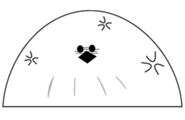 WHITE CHUBBY BIRDIE sticker #5336978