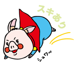 pigs want to become a hero sticker #5337905