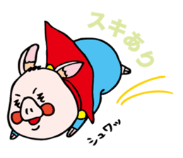 pigs want to become a hero sticker #5337905