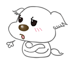 Maltese Dog Money sticker #5338021