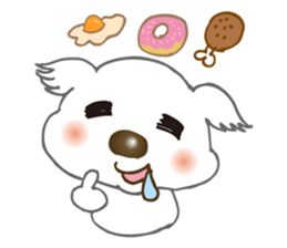 Maltese Dog Money sticker #5338022