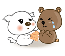 Maltese Dog Money sticker #5338029