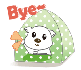 Maltese Dog Money sticker #5338031