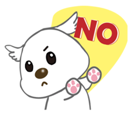 Maltese Dog Money sticker #5338045