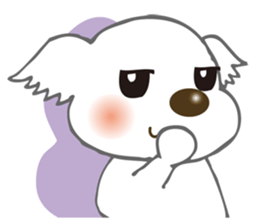 Maltese Dog Money sticker #5338059