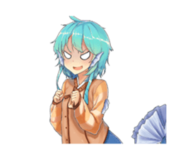 She is Mermaid sticker #5338374