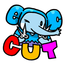 elephantchop sticker #5338397