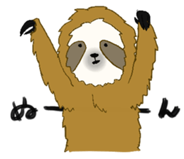 yuru-i sloth sticker #5339269