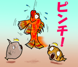 Porcupine fish NOMASS sticker #5340253