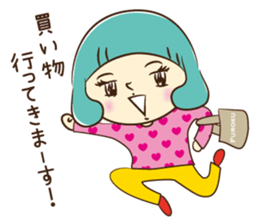 Hi! Mother ~I take care of my baby~ sticker #5340742