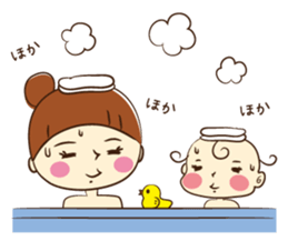 Hi! Mother ~I take care of my baby~ sticker #5340756