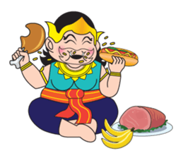 Pra-Apai & Nang PeeSue sticker #5342339