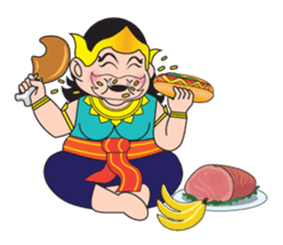 Pra-Apai & Nang PeeSue sticker #5342339