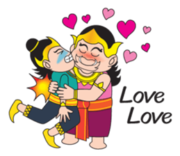 Pra-Apai & Nang PeeSue sticker #5342357