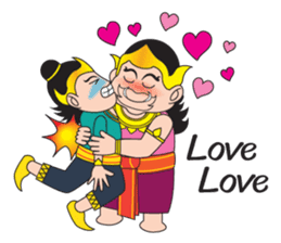 Pra-Apai & Nang PeeSue sticker #5342357