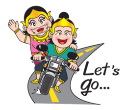 Pra-Apai & Nang PeeSue sticker #5342360