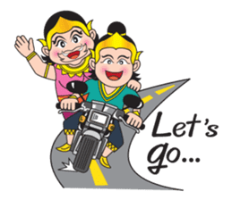 Pra-Apai & Nang PeeSue sticker #5342360