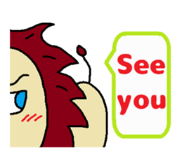 Cute Japanese zoo sticker #5343059