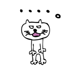 brazen-faced cat ,his name is TECO sticker #5343413