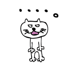 brazen-faced cat ,his name is TECO sticker #5343413