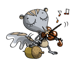 ELEGANT KIIMO Squirrel 3 sticker #5343829