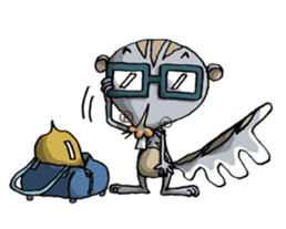 ELEGANT KIIMO Squirrel 3 sticker #5343838